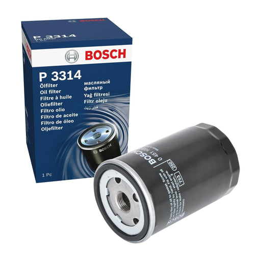 Genuine Bosch Car Oil Filter P3314 Fits Audi A3 Sportback - 1.6 - 04-13 04511033 Bosch  - Town Parts