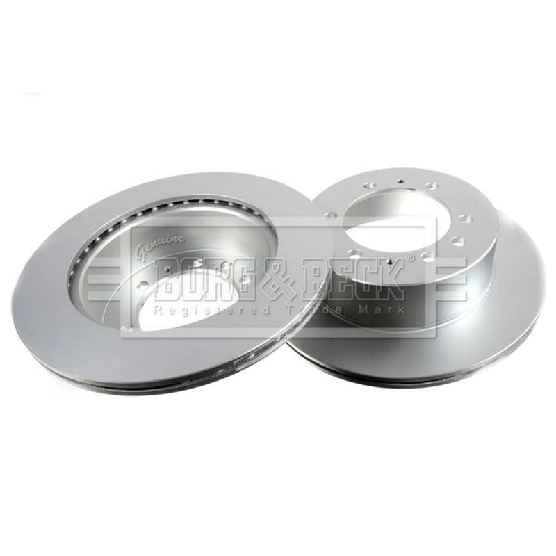 Borg & Beck 2 x Rear Brake Discs BBD4199