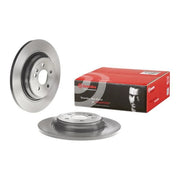 Brembo 2 x Solid Rear Brake Discs 08.7607.11
