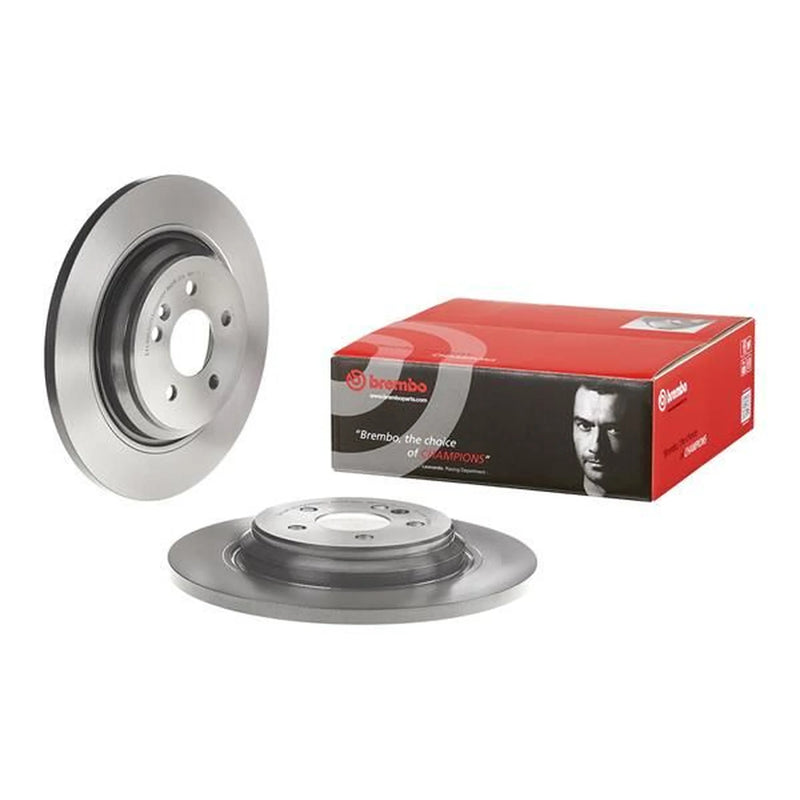 Brembo 2 x Solid Rear Brake Discs 08.7607.11
