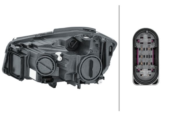 Hella Headlight Headlamp H15 Right
