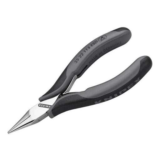 KNIPEX 35 22 115 ESD Electronics Pliers, Half Round 115mm - 35 22 115 ESDSB