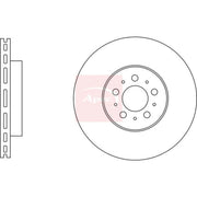 Apec 2 x Vented Front Brake Discs DSK3258