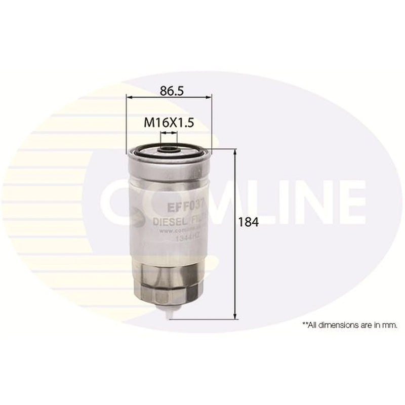 Comline Fuel Filter Element EFF037