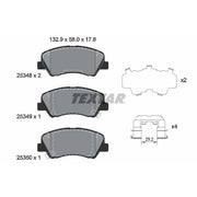 Textar Front Brake Pad Set 2534801