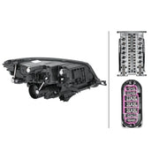 Hella Headlight Headlamp LED Left 1ZX 012 669-411