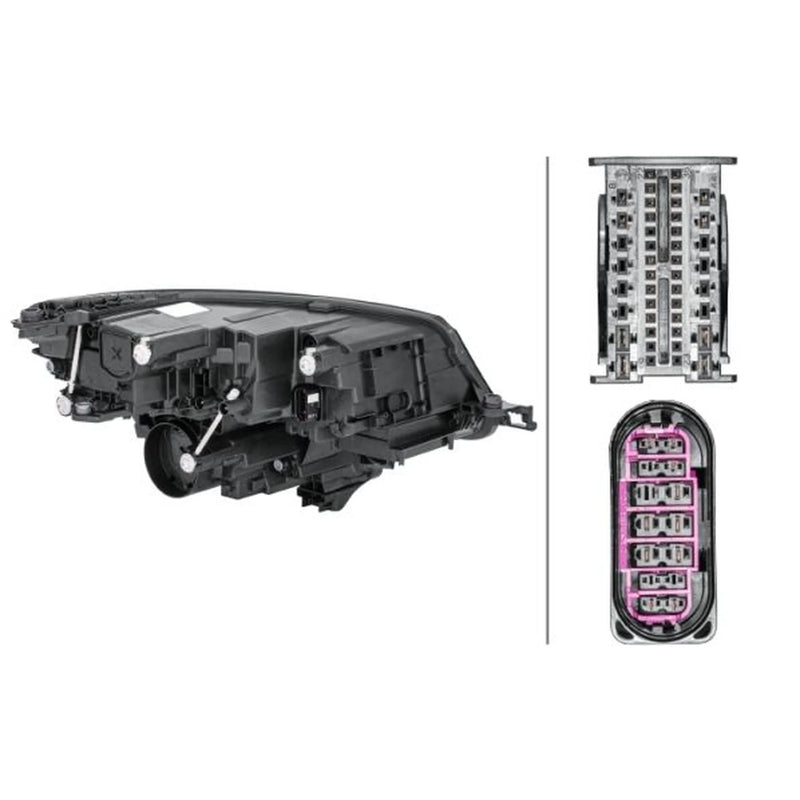Hella Headlight Headlamp LED Left 1ZX 012 669-411