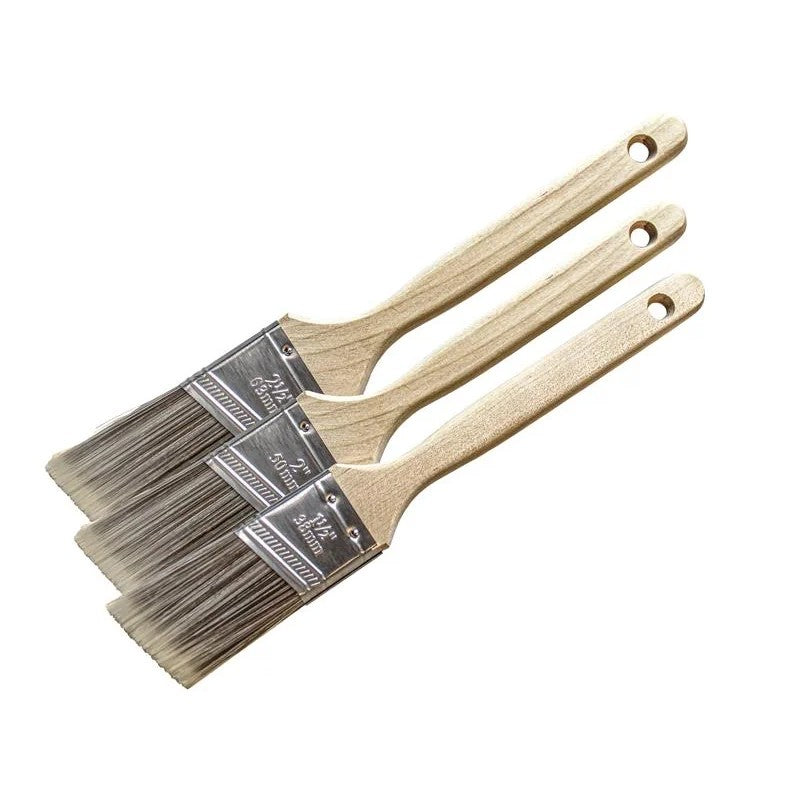 Faithfull Tradesman Synthetic Sash Brush Set, 3 Piece - FAIPBTSASH3