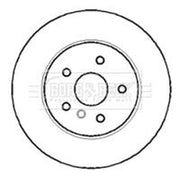 Borg & Beck 2 x Vented Front Brake Discs BBD5951S