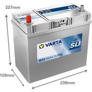 Varta Battery 12V 45Ah 330A 545157033K262