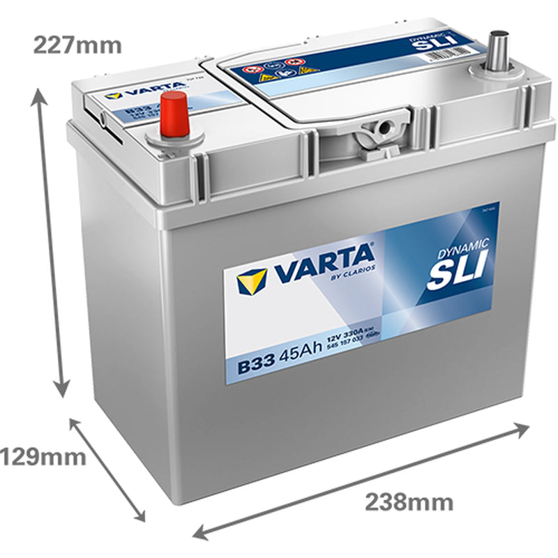 Varta Battery 12V 45Ah 330A 545157033K262