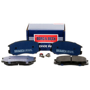 Borg & Beck 4 x Front Brake Pad Set BBP1518