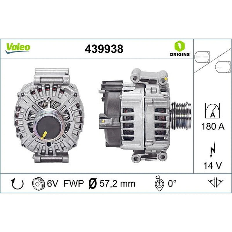 Valeo Car Alternator 12V 439938