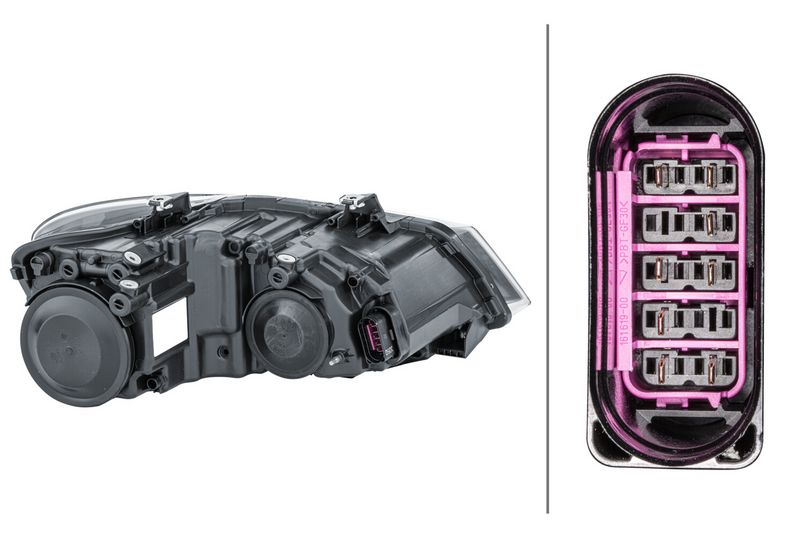 Hella Headlight Headlamp W5W Left