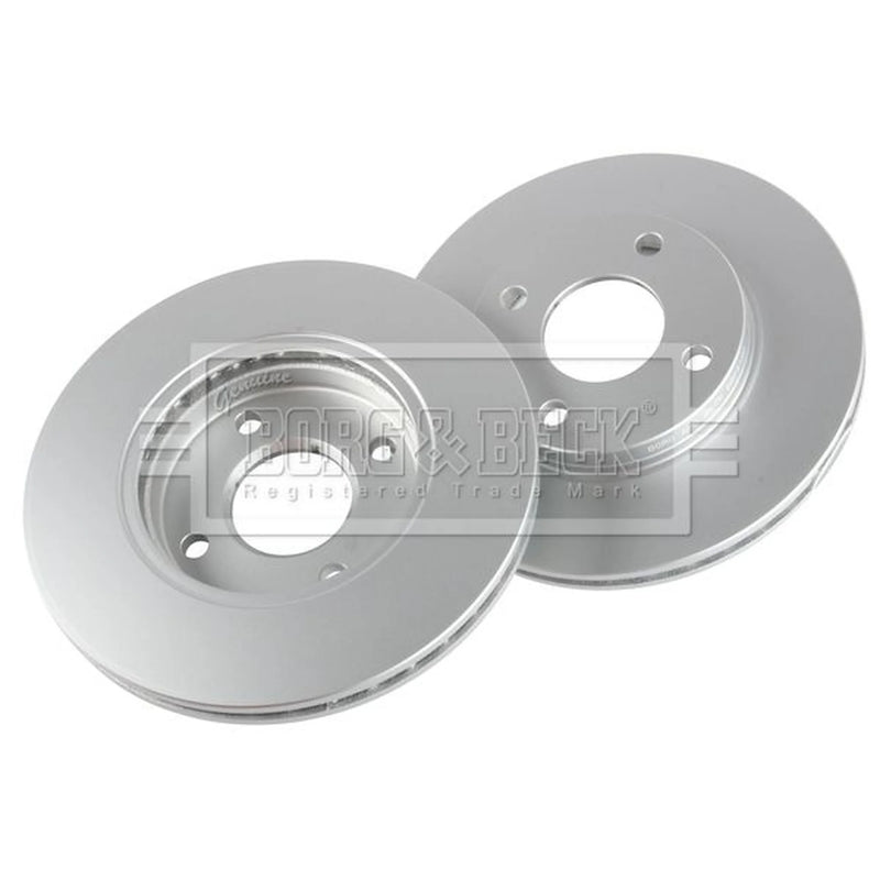 Borg & Beck 2 x Vented Front Brake Discs BBD4120