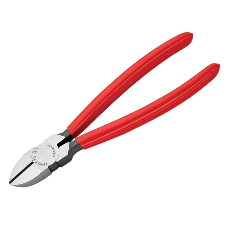 KNIPEX 70 01 180 Diagonal Cutters Plastic Coated Grip 180mm - 70 01 180 SB