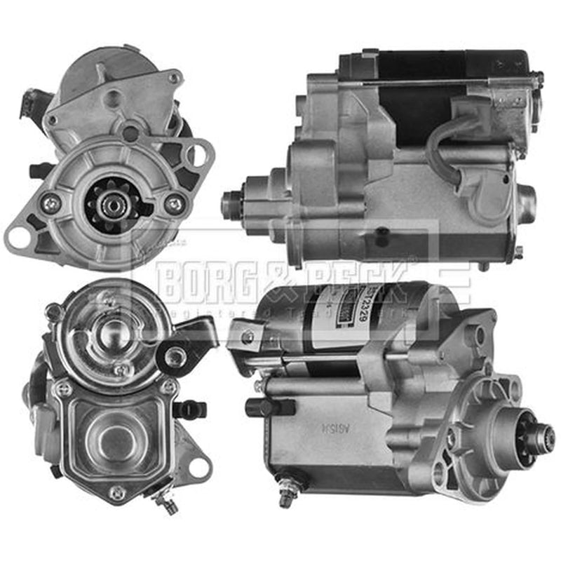 Borg & Beck Starter Motor 12V 1kW 9 Teeth BST2329