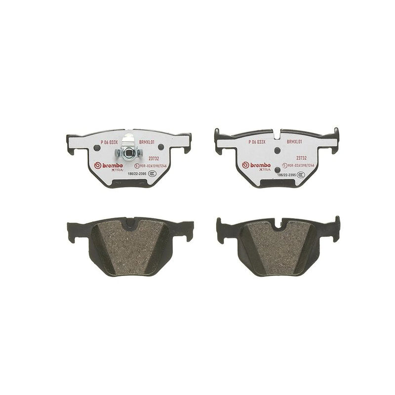 Brembo 4 x Rear Brake Pad Set P06033X