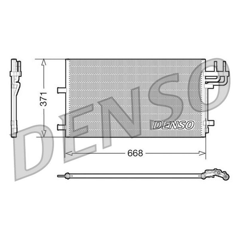 Denso Air Conditioning Condenser DCN10007