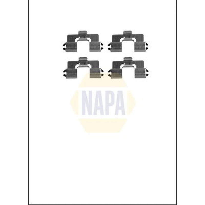 NAPA Brake Pad Accessory Fitting Kit Rear NFK1043