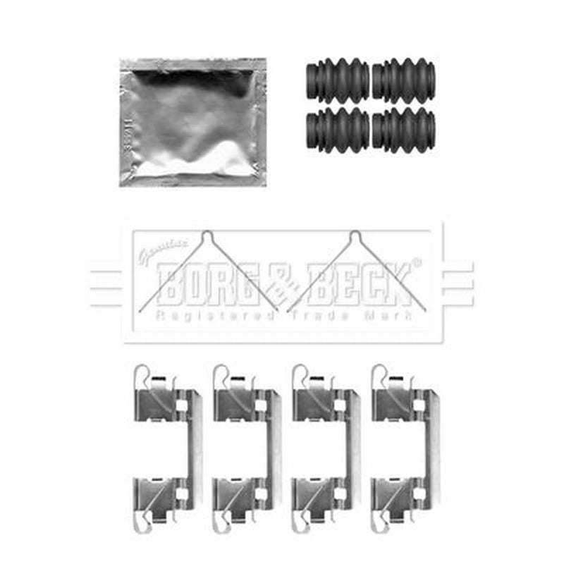 Borg & Beck Brake Pad Accessory Fitting Kit Front BBK1692