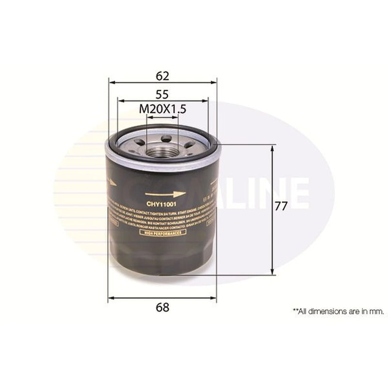 Comline Engine Oil Filter CHY11001
