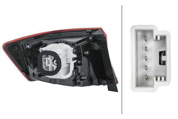 Hella 9EL 354 856-021 Tail Light Assembly