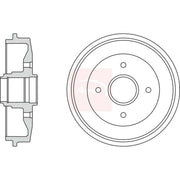 Apec Brake Drum Assembly Rear DRM9928