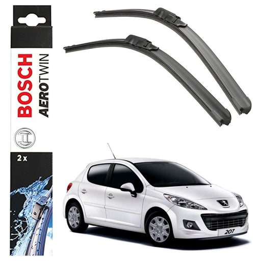 Bosch Aerotwin Front Wiper Blades Set Peugeot 207 05.06-06.15 A978S Bosch  - Town Parts