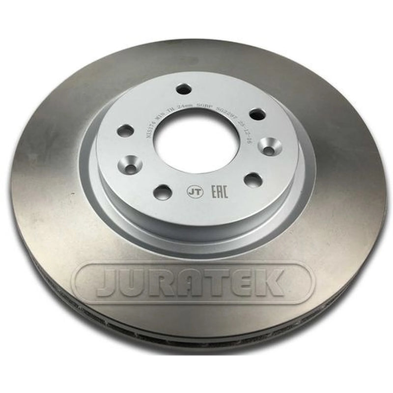 Juratek 2 x Vented Front Brake Discs NIS174