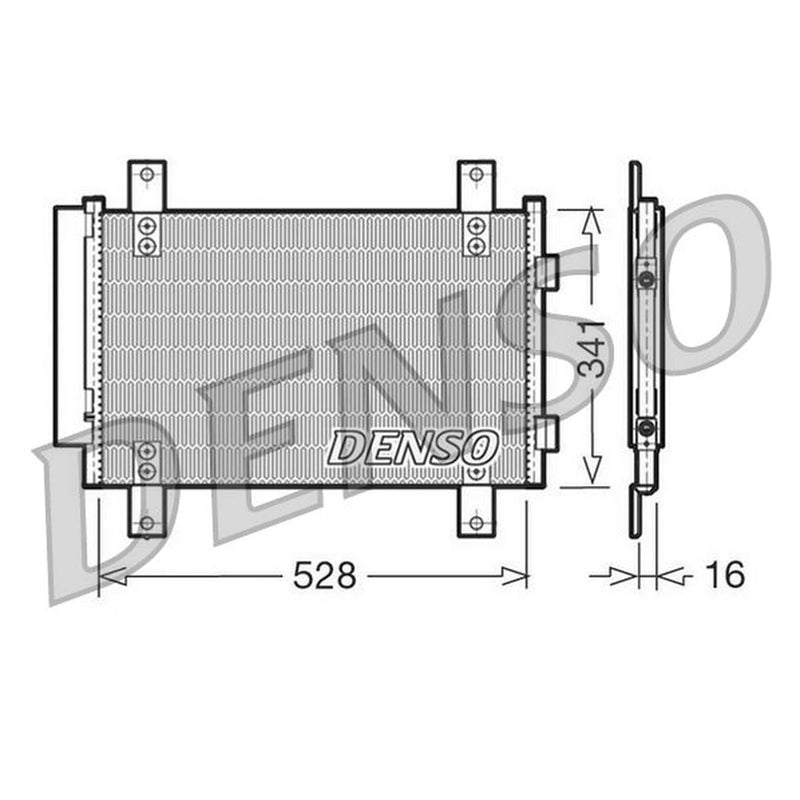 Denso Air Conditioning Condenser DCN21007