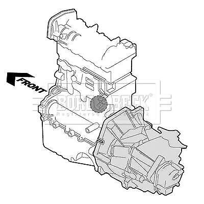 BORG & BECK BEM4367 Engine Mounting Right Lower Fits BMW 1 Series 3 Series Borg & Beck - Town Parts