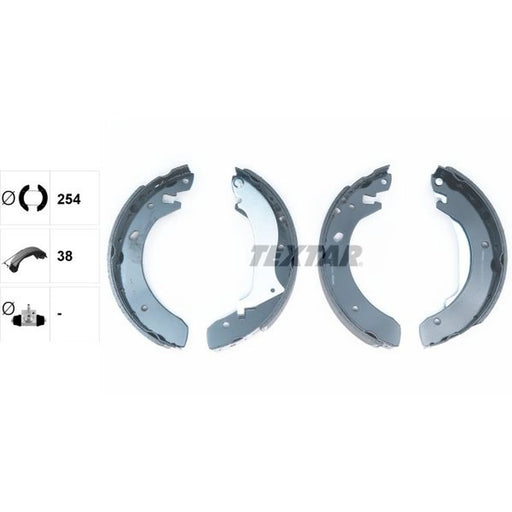 Textar Brake Shoe Set Axle Kit 91055600