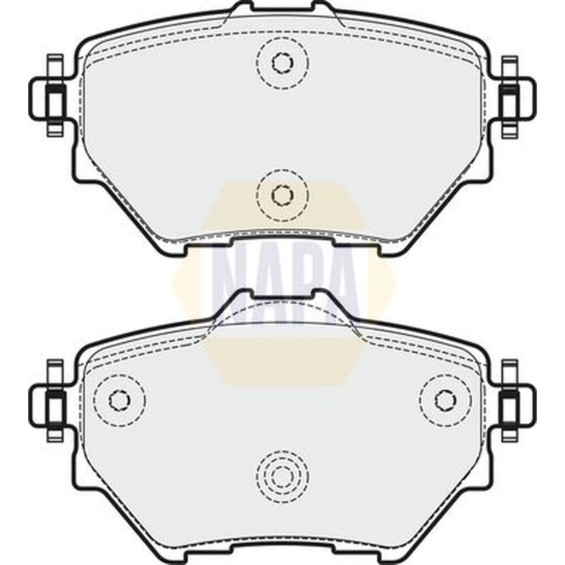 NAPA Rear Brake Pad Set NBP1233