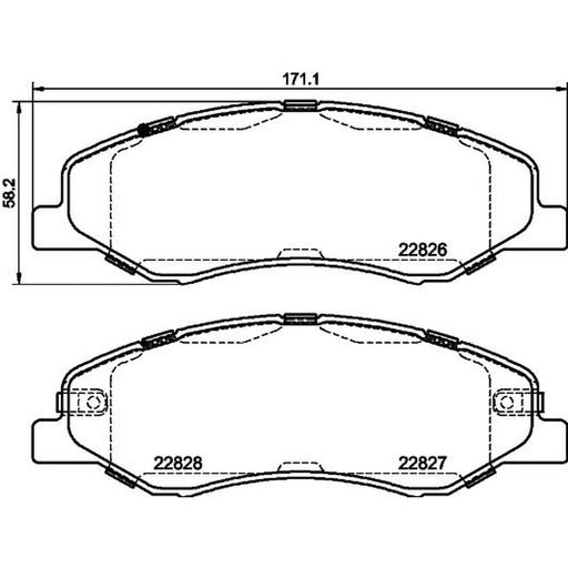Mintex Brake Pad Set MDB4076