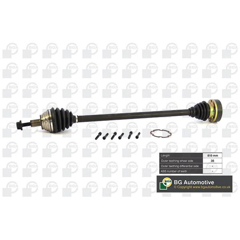BGA CV Drive Shaft Driveshaft Front Right DS9634R