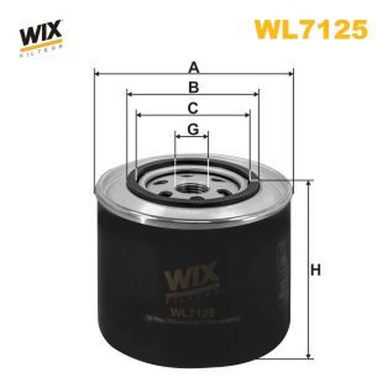 WIX Engine Oil Filter WL7125