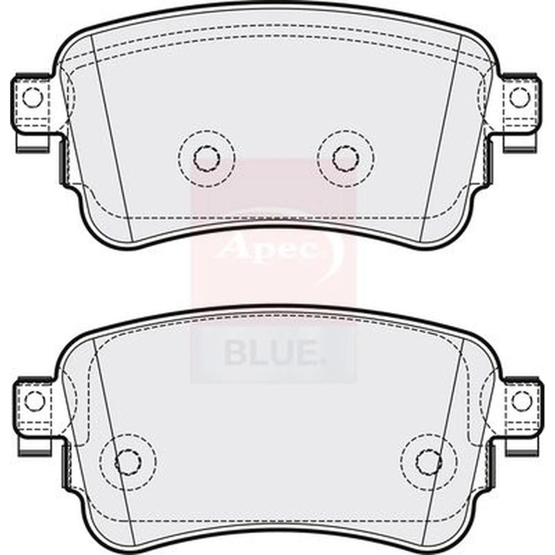 Apec Rear Brake Pad Set PD3796