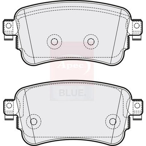 Apec Rear Brake Pad Set PD3796