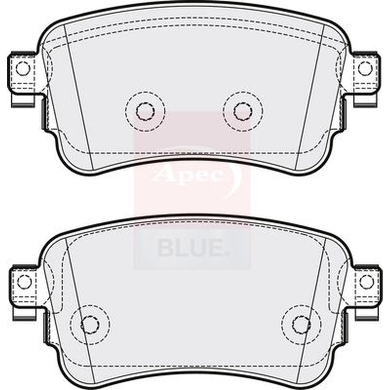 Apec Rear Brake Pad Set PD3796