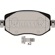 Juratek Front Brake Pad Set JCP8215