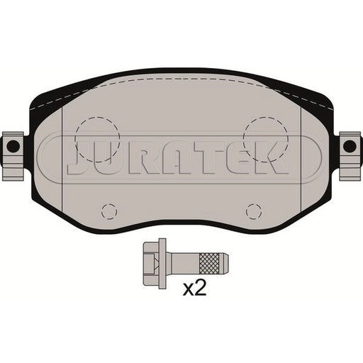 Juratek Front Brake Pad Set JCP8215