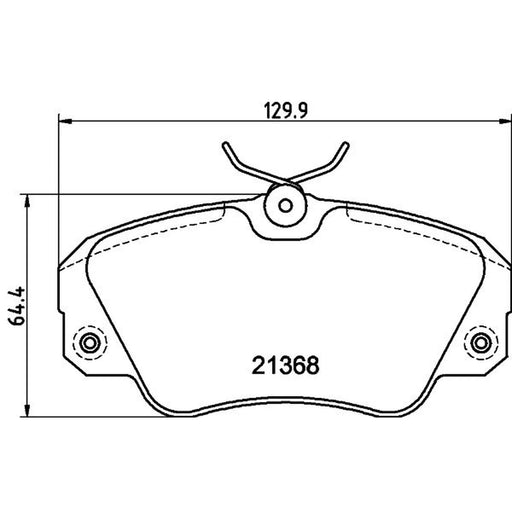 DON Front Brake Pad Set PCP1275