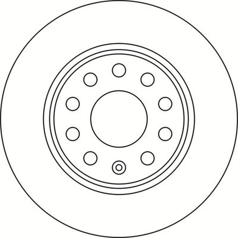 Abtex 2 x Solid Rear Brake Discs BD2101S