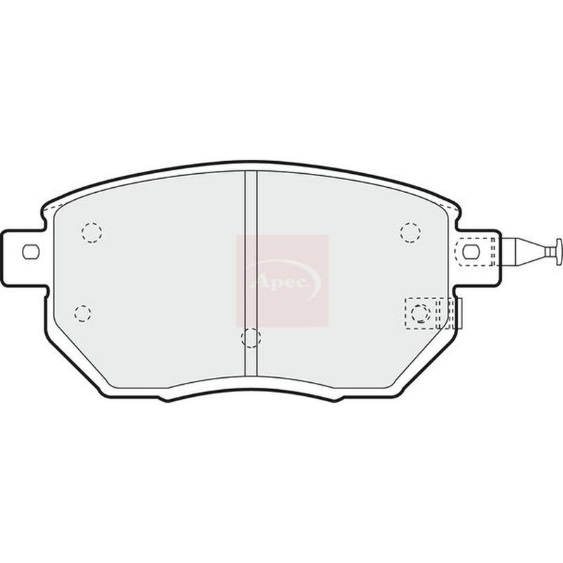 Apec Front Brake Pad Set PAD1364