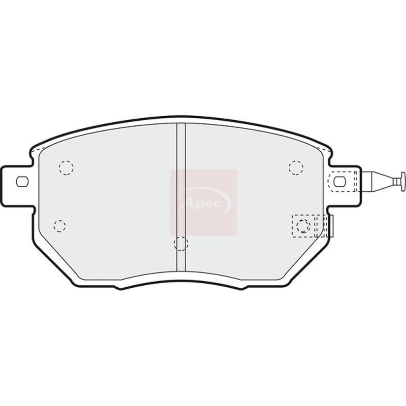 Apec Front Brake Pad Set PAD1364