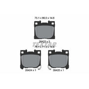 Textar Rear Brake Pad Set 2642301