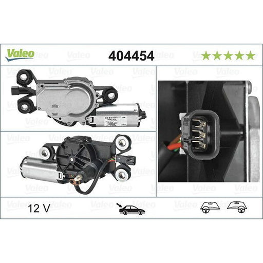 Valeo Front/Rear Wiper Motor Rear 404454
