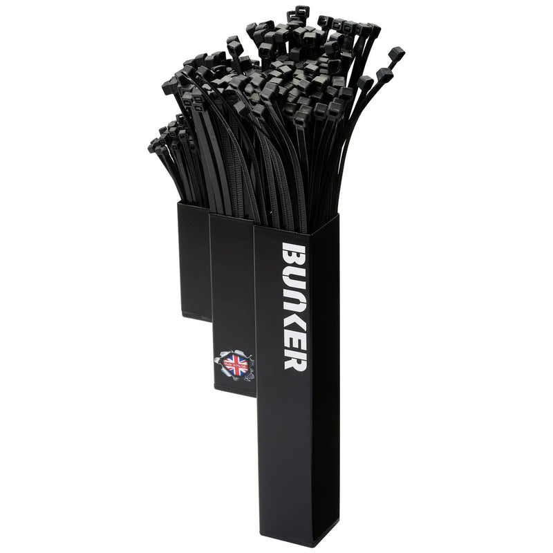 Bunker Magnetic Cable Tie Holder 300 Pieces with Neodymium Magnets