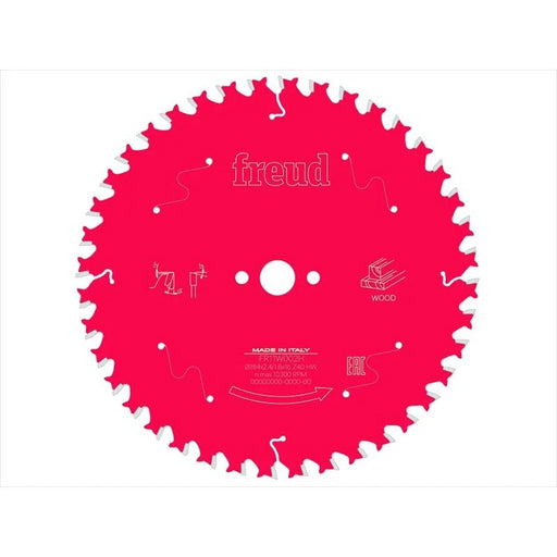 Freud Wood Circular Saw Blade 184 x 16 x 2.4/1.6mm x 40T - F03FS09704